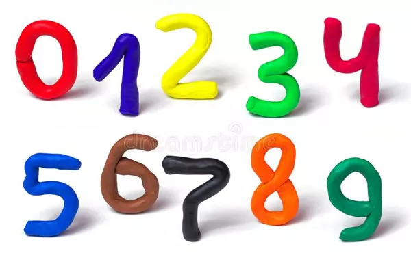 modelado de números del seis (6) al diez (10)