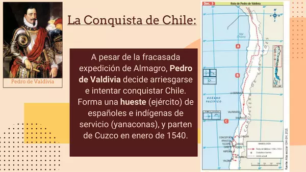 Clase fundación de ciudades - Conquista Chile