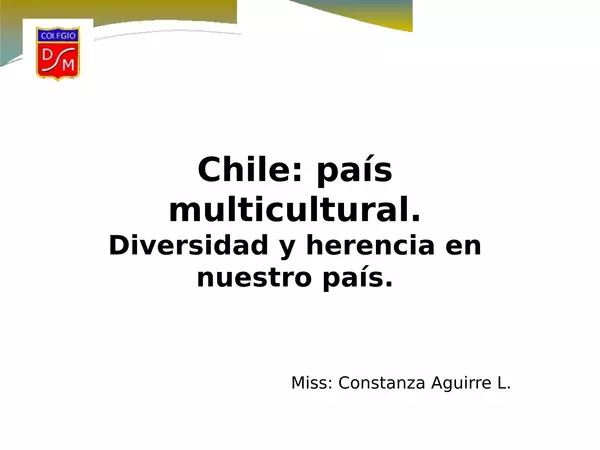 Diversidad cultural en Chile.