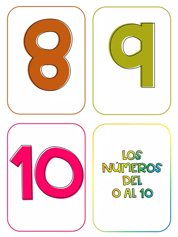 Números del 0 al 20