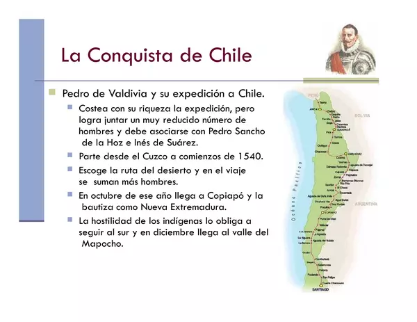 Conquista de Chile y colonia