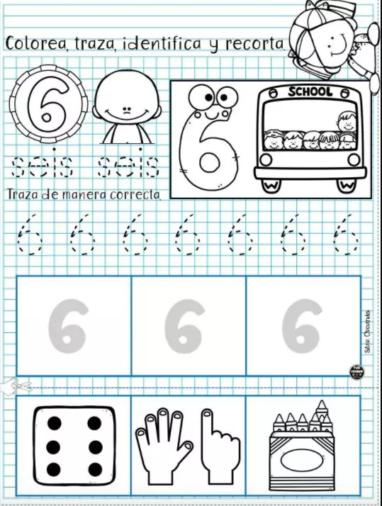 ¡Conozcamos al número 6!