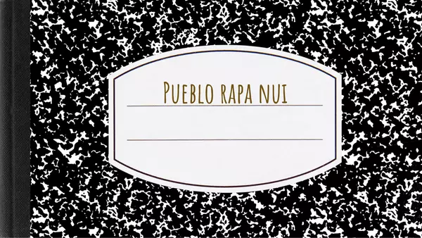 Power Point: Pueblo Rapa Nui