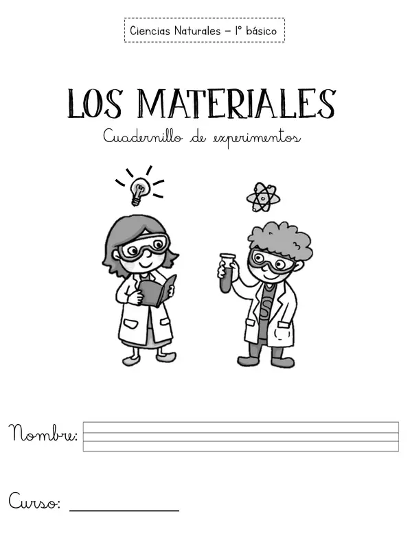 Los materiales - Cuadernillo de experimentos