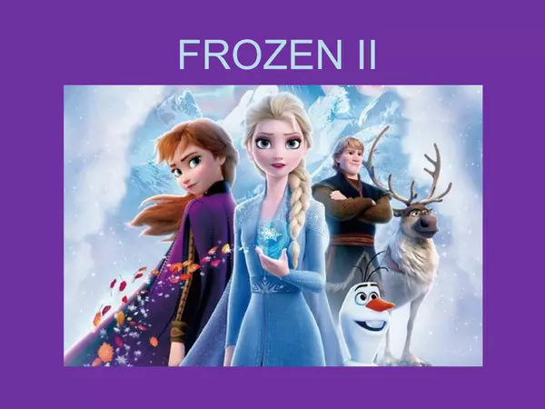 Comprensión audiovisual película Frozen II