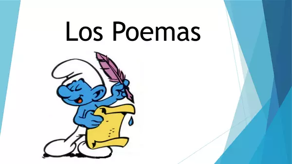 Power Point: Los Poemas.