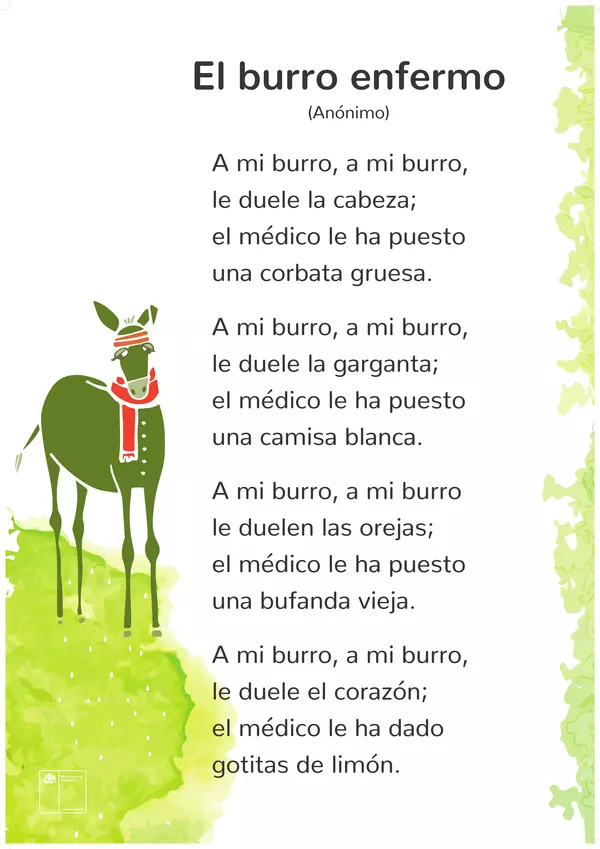 Lectura compartida "El burro enfermo"