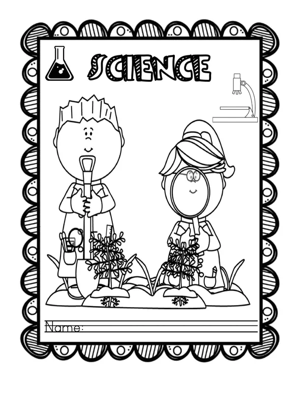 Science copybook cover