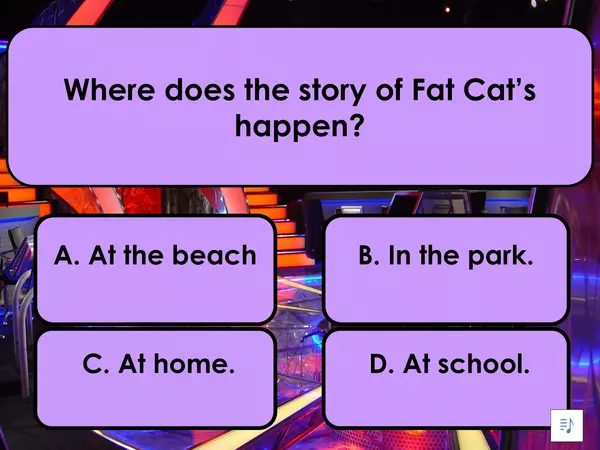 Questions Game: Fat Cat's Busy Day