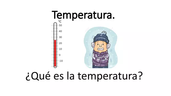 La temperatura.