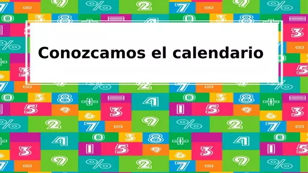 El calendario 
