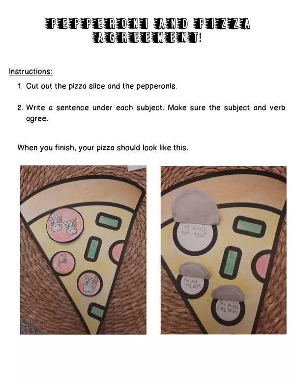 Pepperoni and Pizza Agreement Craft