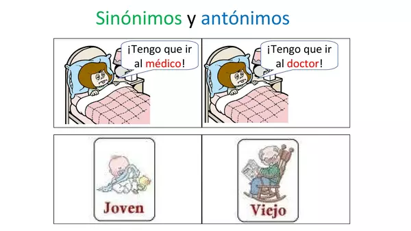 PowerPoint "Sinónimos y Antónimos"