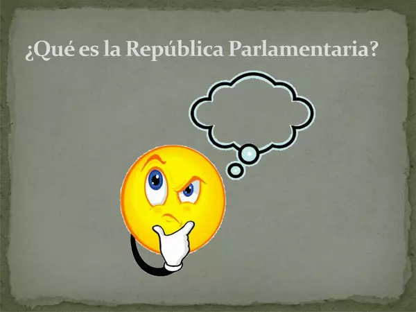 Power Point: República parlamentaria