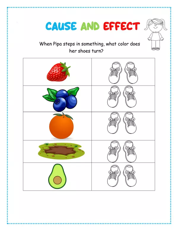 Worksheet Cause and Effect