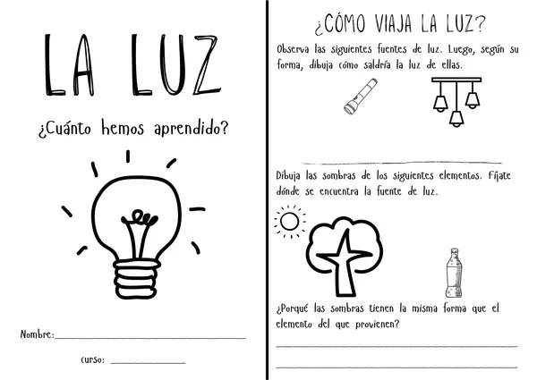 Repaso Unidad la Luz