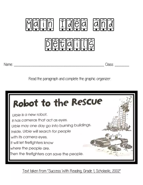 Rescue Robot: Main Idea and Details