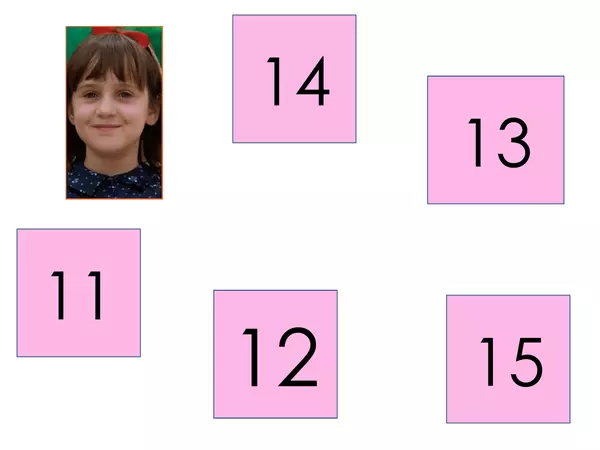 Números hasta el 15 con Matilda