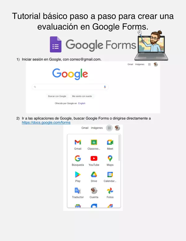 Tutorial básico paso a paso para crear una evaluación en Google Forms
