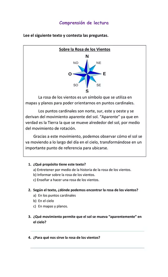 La Rosa de Los Vientos (2º Eso), PDF