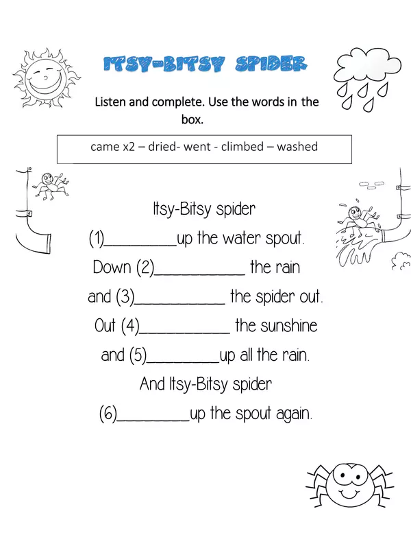 Worksheet Listening