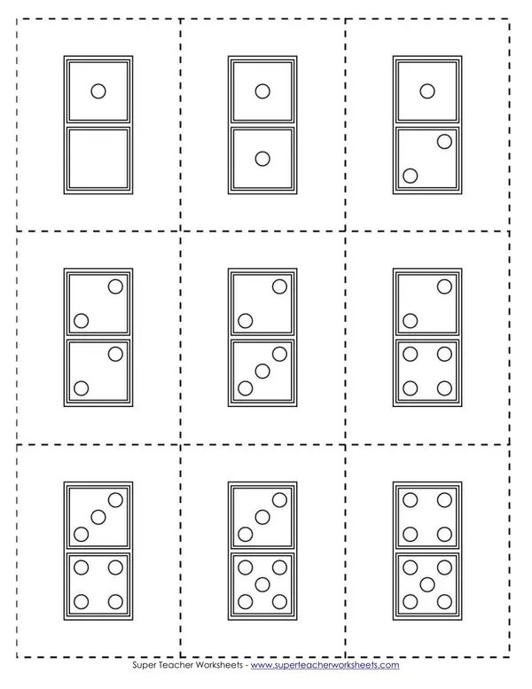 Domino-addition memory match game