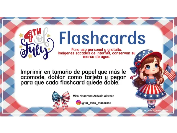 4th of July Flashcards