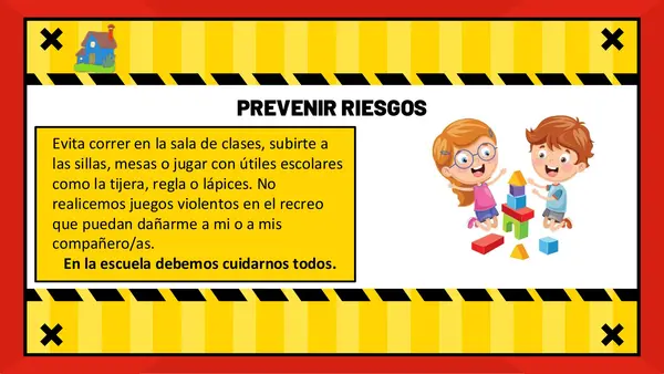 Video seguridad escolar en PPT