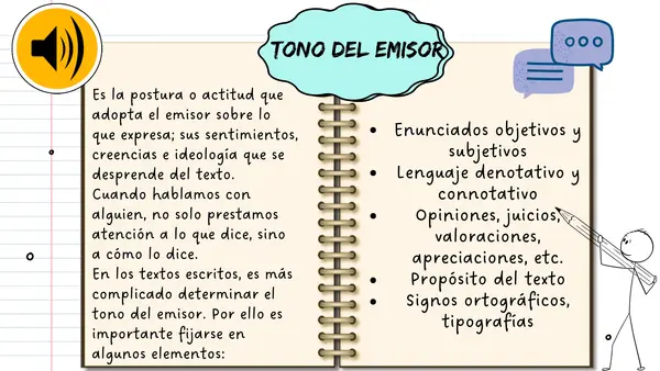 Habilidad: Evaluar actitud o tono del emisor 