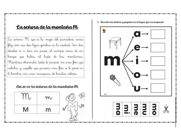 Guía Letra M