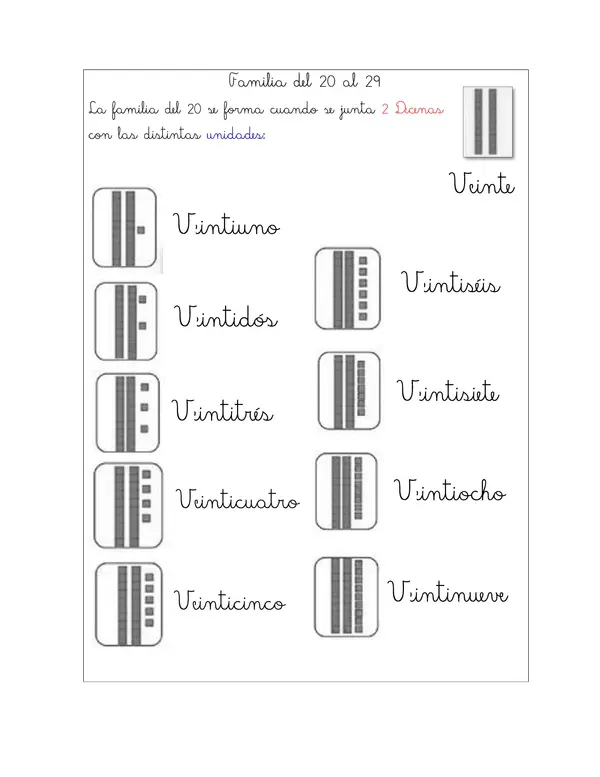 Guía familia del 20 