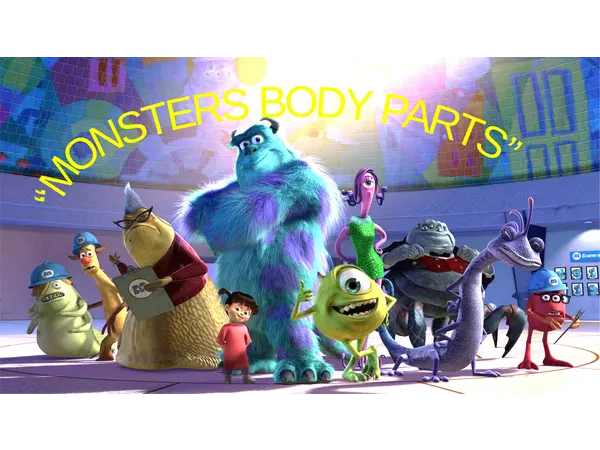 MONSTERS BODY PARTS