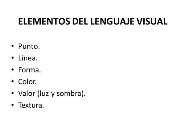 Ppt - Elementos del lenguaje visual