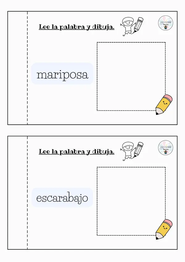 Tickets de comprensión lectora