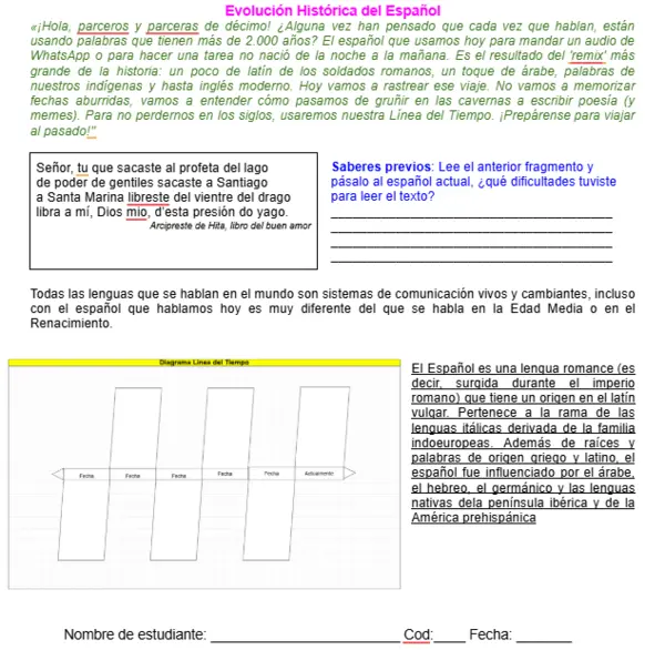 10M1SEM8 - Evolución Histórica del Español