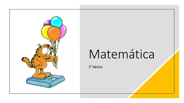 Matemática 3°básico- medición de masa Clase 4