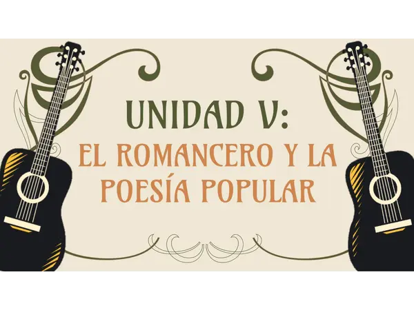 Unidad N°5: Poesía Popular