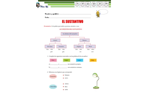 El sustantivo