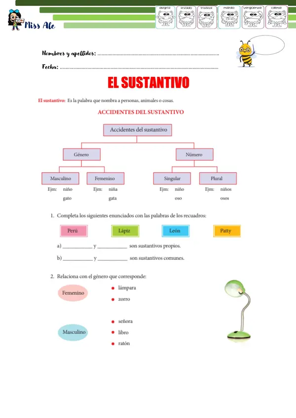 El sustantivo