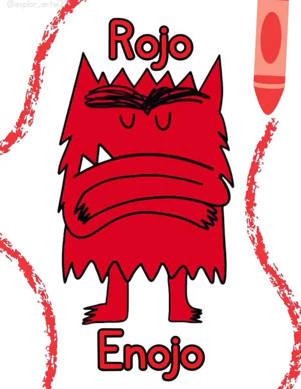 EL montruo de colores y los colores