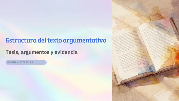 Estructura del texto argumentativo
