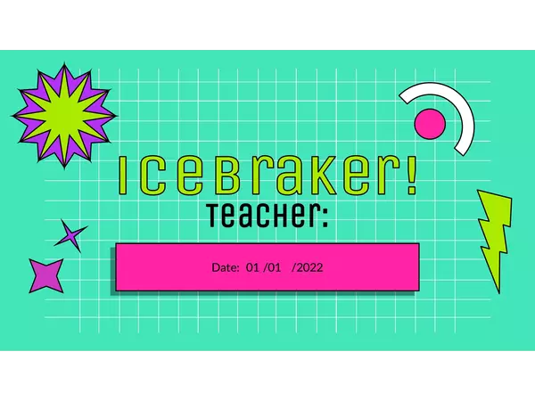English Class ICEBREAKER editable