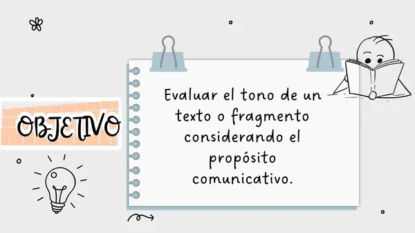 Habilidad: Evaluar actitud o tono del emisor 
