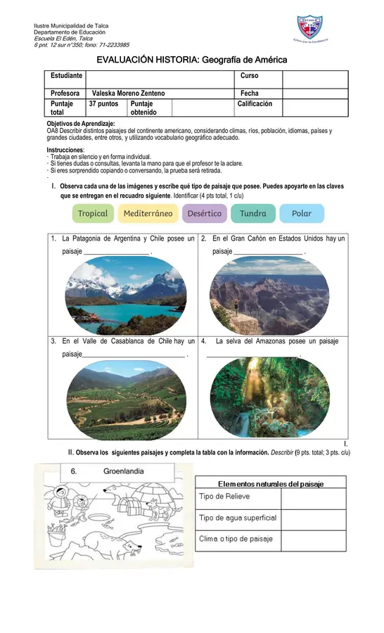 Geografía América