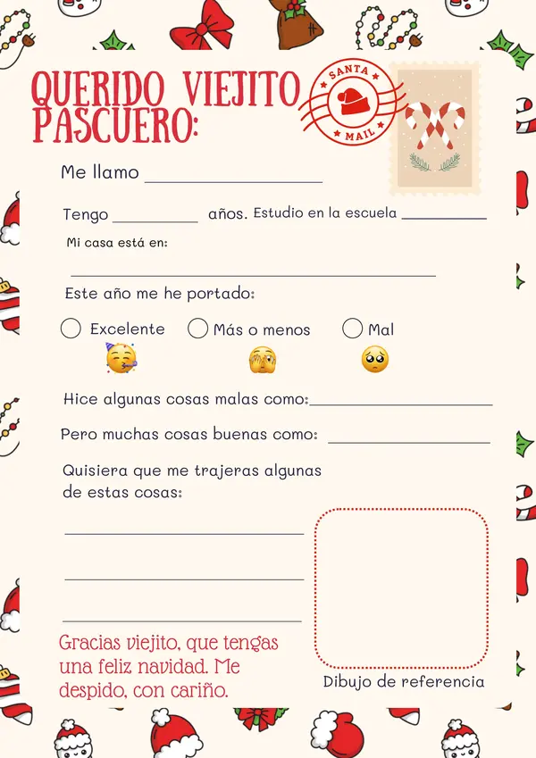 Carta al viejito pascuero