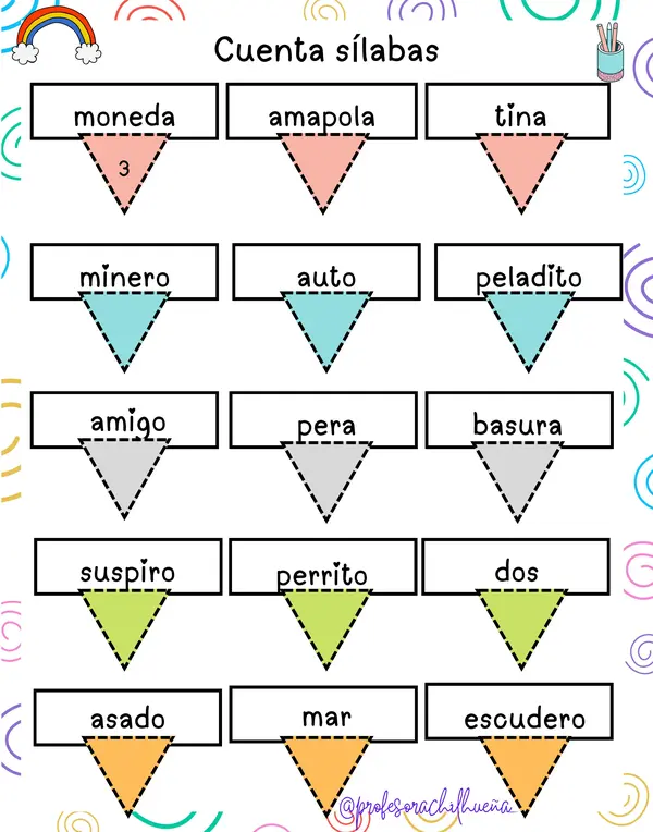 Cuenta Sílabas"