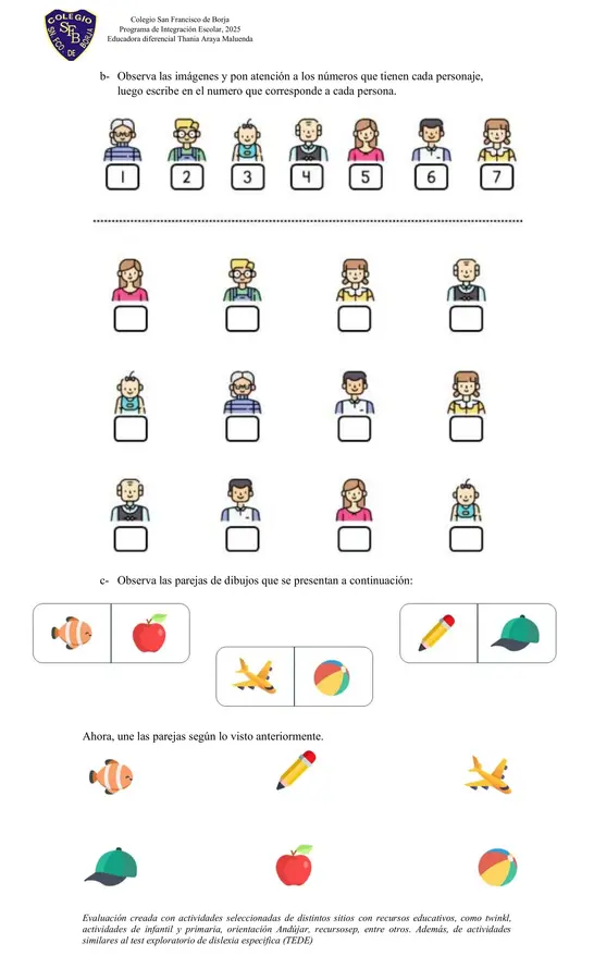 Evaluación psicopedagógica informal