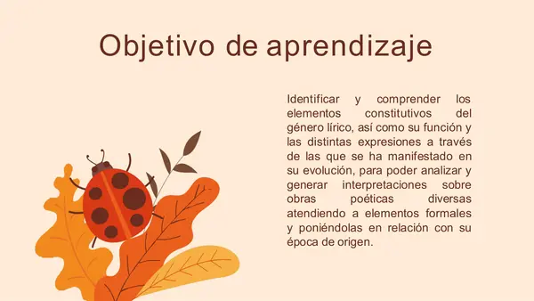 ppt Introducción a Unidad III de Lírica 2°Medio, Lengua y literatura.