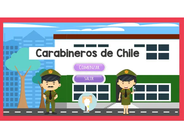PowerPoint Interactivo: Carabineros de Chile Para Niños (Sala Cuna, Pre-Kínder, Kínder)