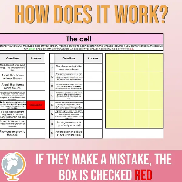 Cell Mystery Puzzle